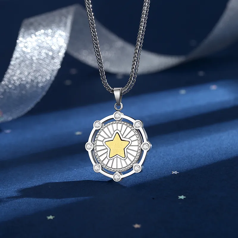XIAOHANGJIA·TAIKONGZAOWU Meteorite Necklaces Unisex-3