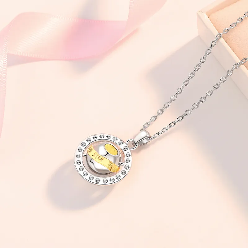 XIAOHANGJIA·TAIKONGZAOWU Meteorite Necklaces Unisex-6
