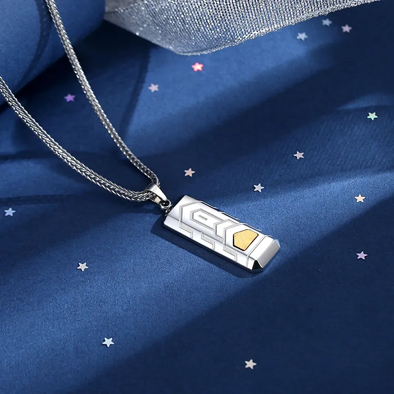 XIAOHANGJIA·TAIKONGZAOWU Titanium Steel Necklaces Unisex-5