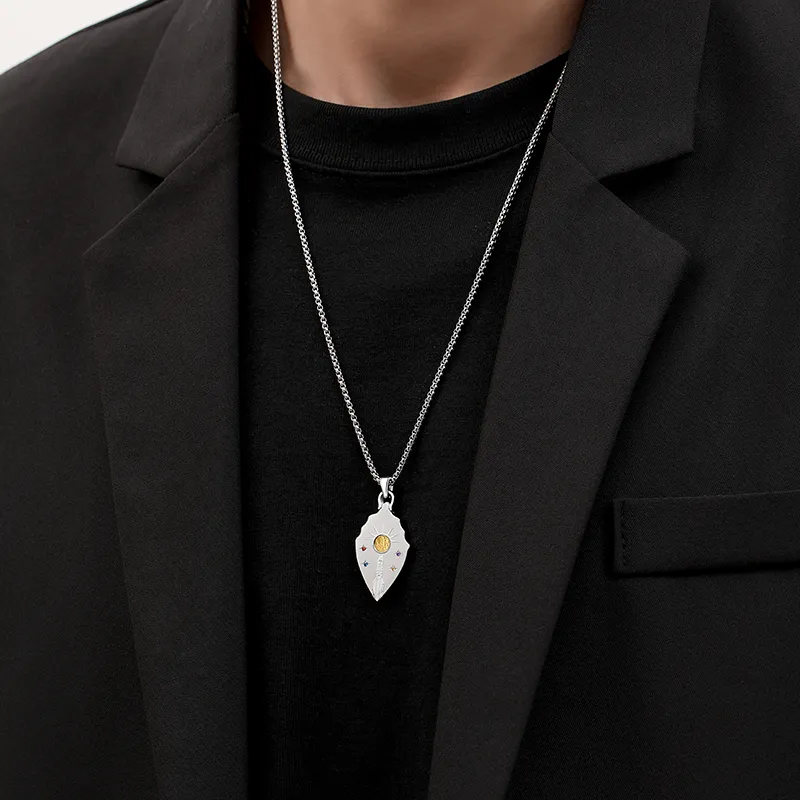 XIAOHANGJIA·TAIKONGZAOWU Zircon Necklaces Unisex-1