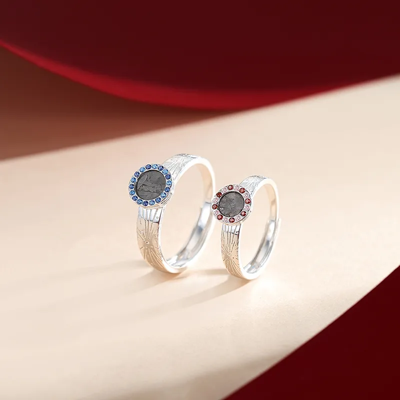 XIAOHANGJIA·TAIKONGZAOWU 925 Sterling Silver Rings Unisex-4