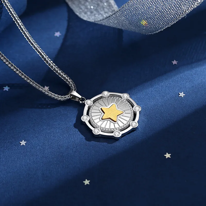 XIAOHANGJIA·TAIKONGZAOWU Meteorite Necklaces Unisex-4