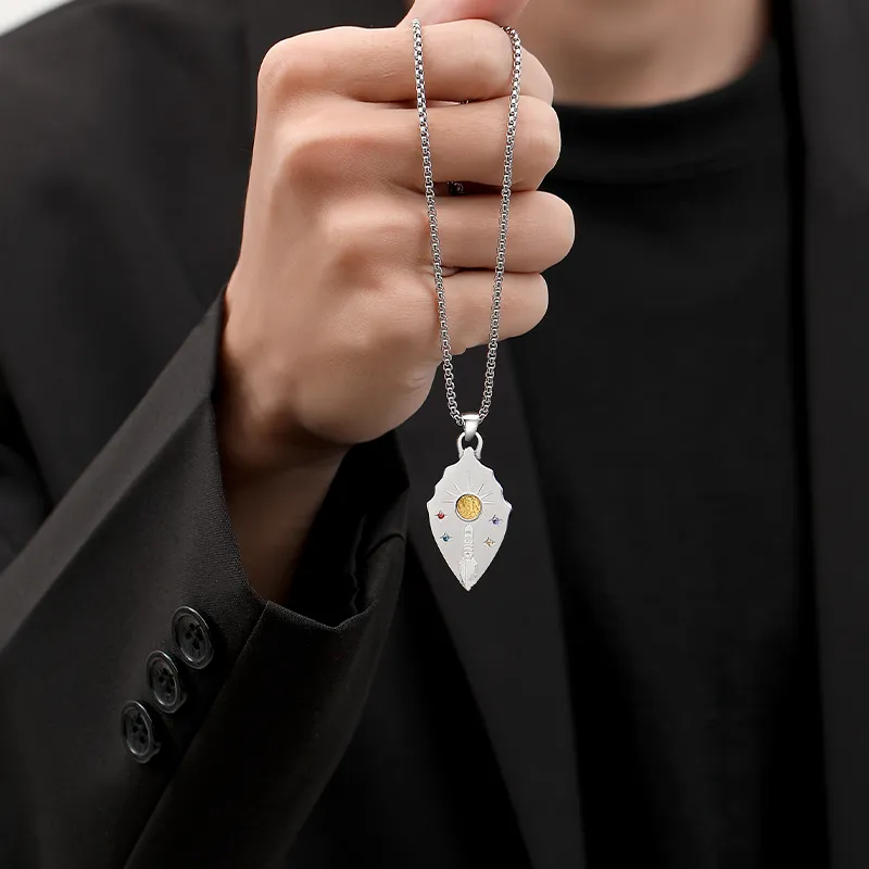 XIAOHANGJIA·TAIKONGZAOWU Zircon Necklaces Unisex-2