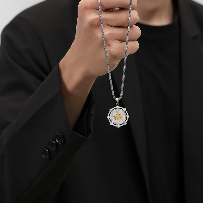 XIAOHANGJIA·TAIKONGZAOWU Meteorite Necklaces Unisex-2