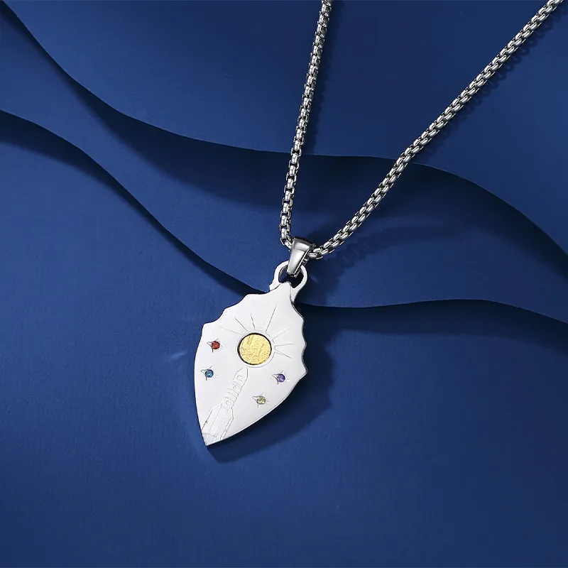 XIAOHANGJIA·TAIKONGZAOWU Zircon Necklaces Unisex-3