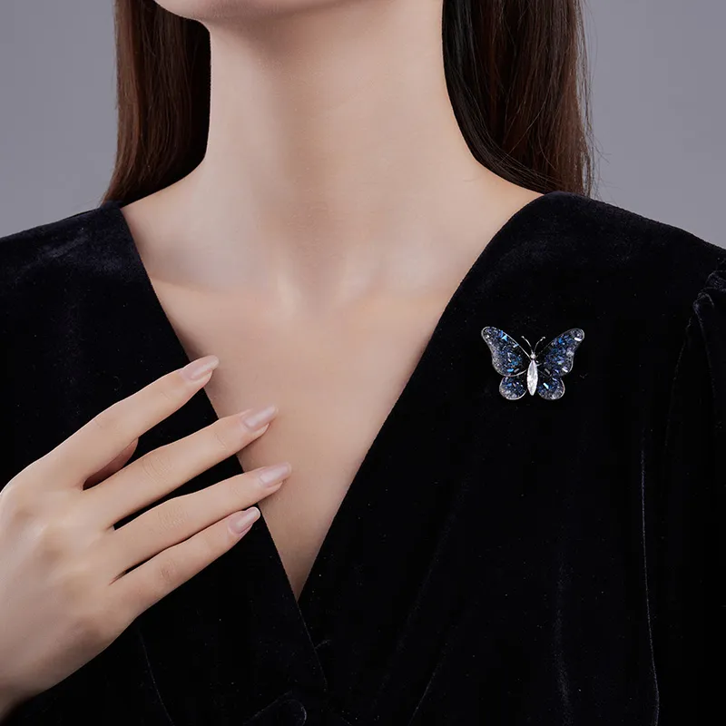VIOLET Synthetic Cubic Zirconia Brooches Women's-1