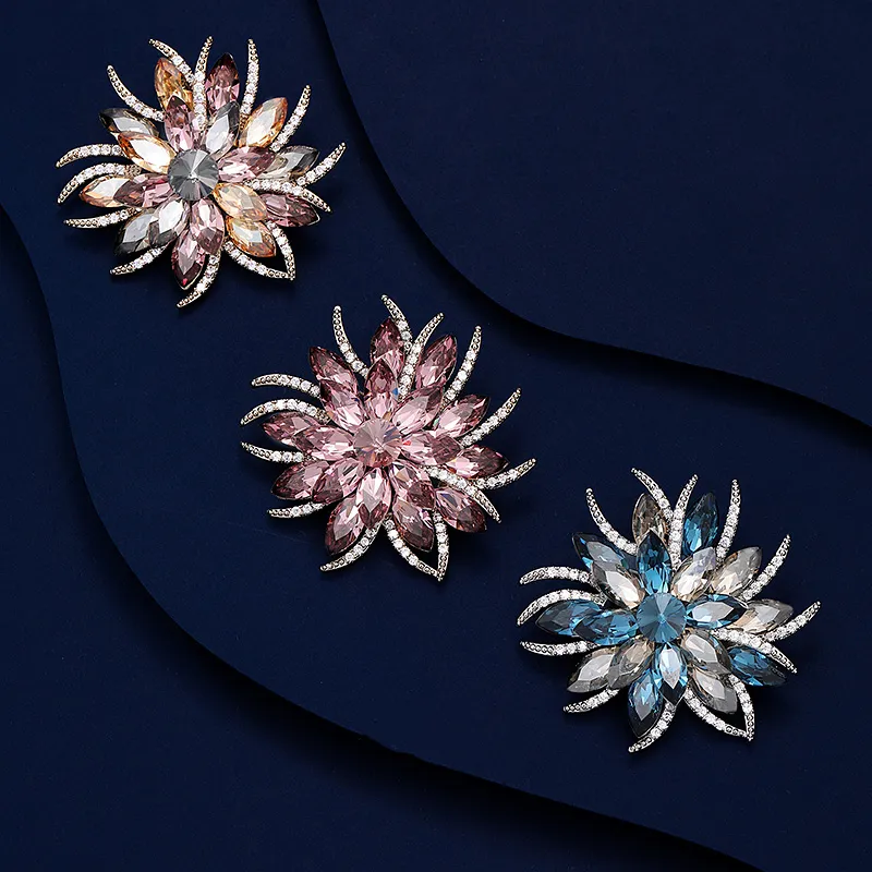 VIOLET Synthetic Cubic Zirconia Brooches Women's-3