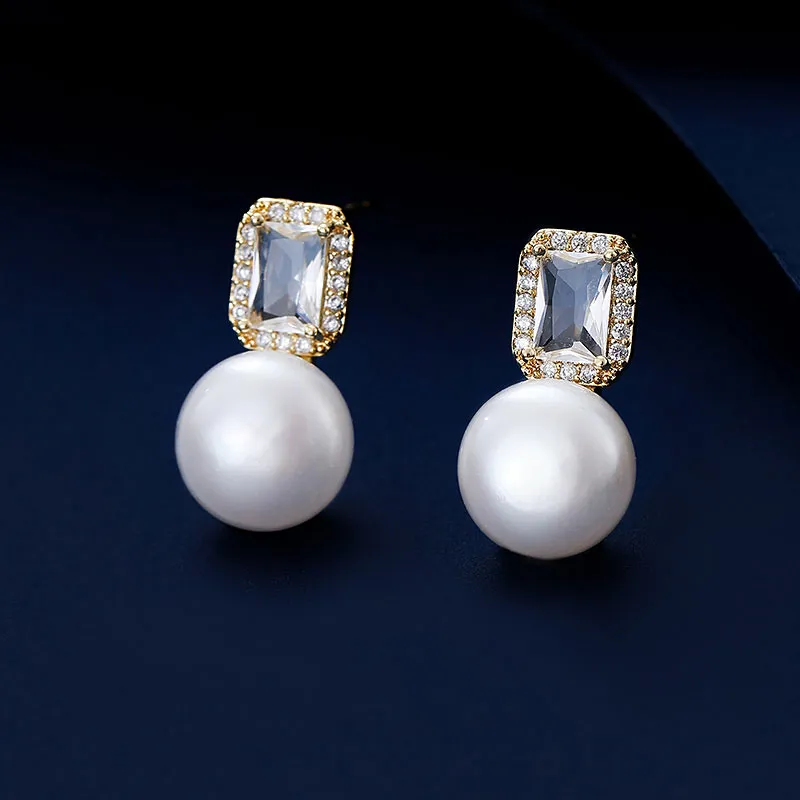 VIOLET S925 Silver Stud Earrings Women's-2