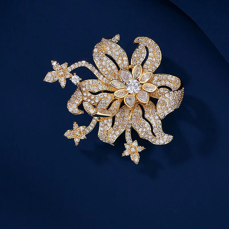 VIOLET Brooches Women's-2