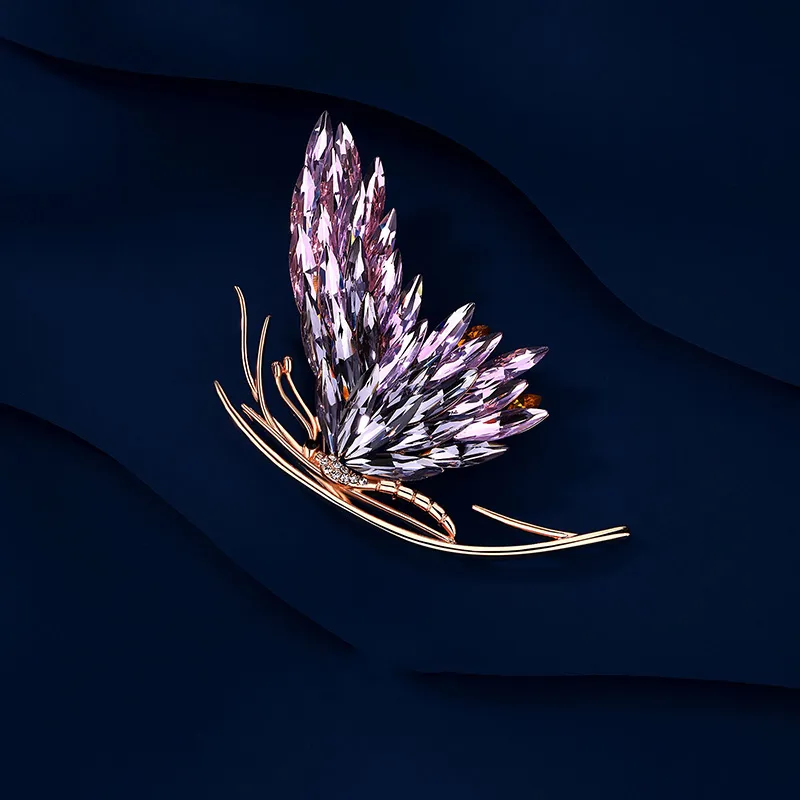 VIOLET Eco-Friendly Alloy Brooches Women's-2
