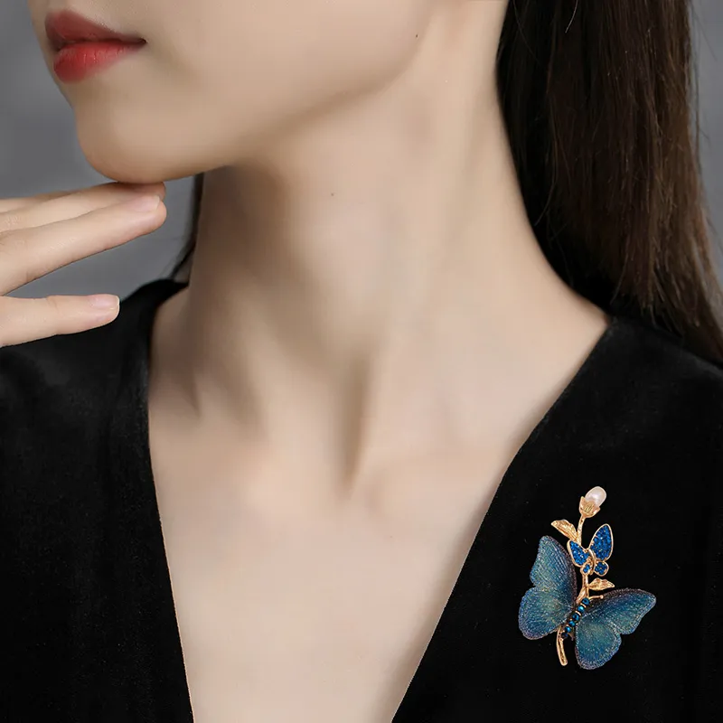 VIOLET Copper Alloy Brooches Women's-1