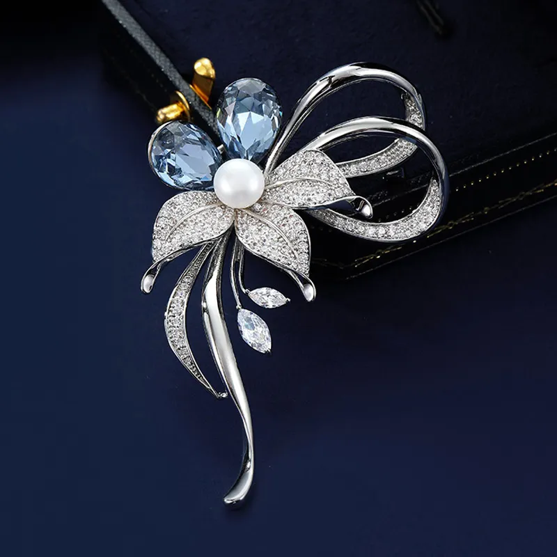 VIOLET Copper Alloy Brooches Women's-4