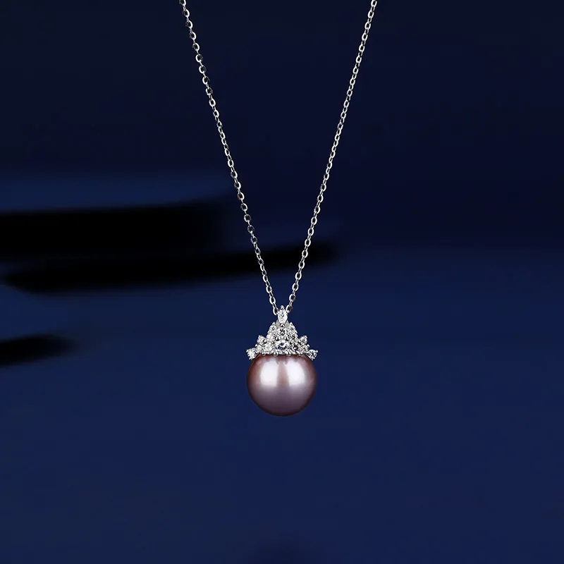 VIOLET S925 Silver Necklaces Women's-2