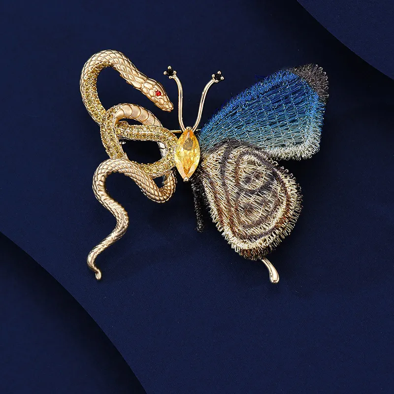 VIOLET Copper Alloy Brooches Unisex-2