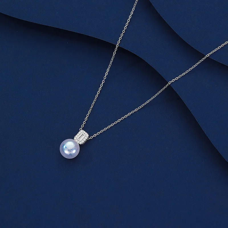 VIOLET S925 Silver Necklaces Women's-2