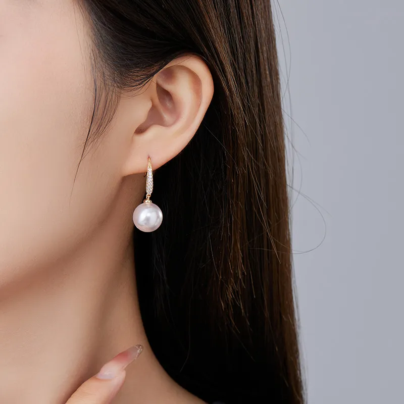 VIOLET Artificial Pearl Earrings Women's-1