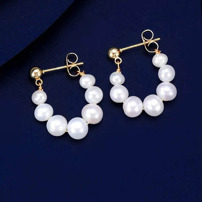 VIOLET S925 Silver Stud Earrings Women's-2
