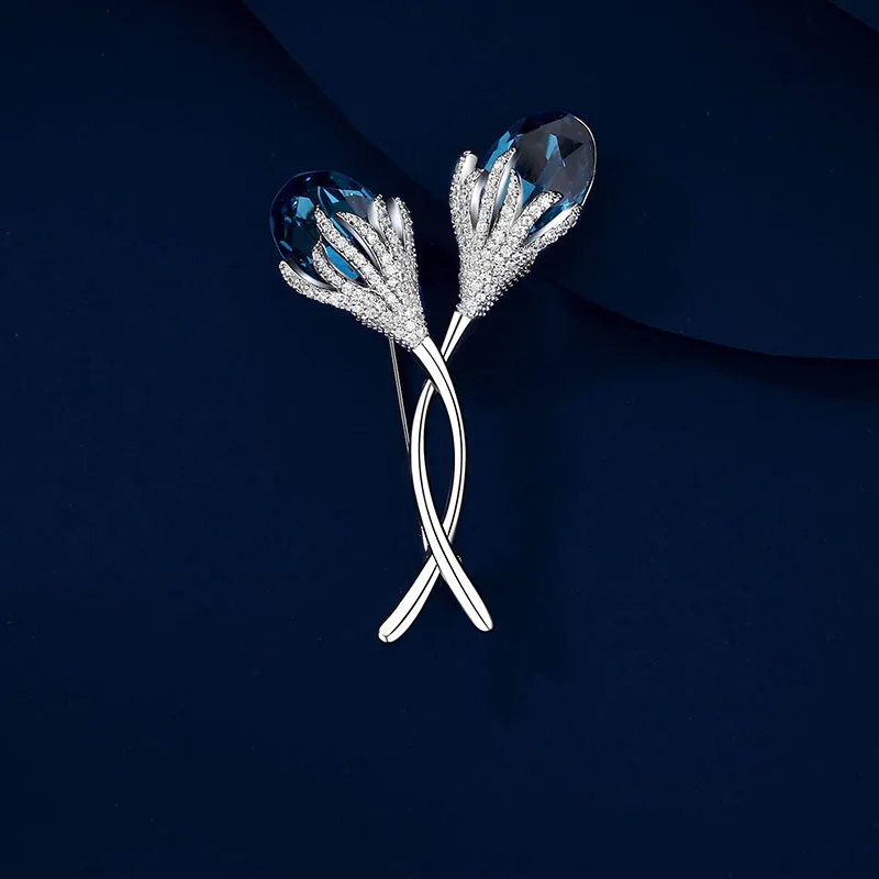 VIOLET Brooches Unisex-2