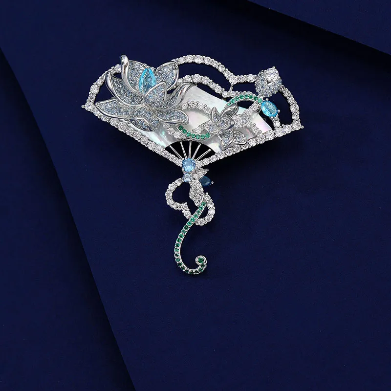 VIOLET Copper Alloy Brooches Women's-2