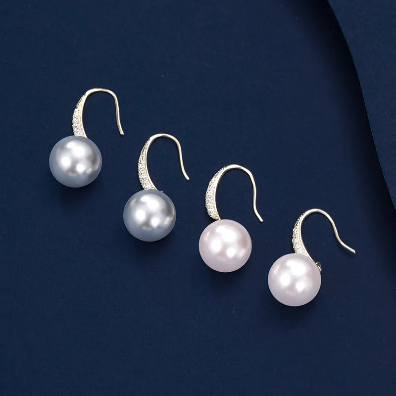 VIOLET Artificial Pearl Earrings Women's-3