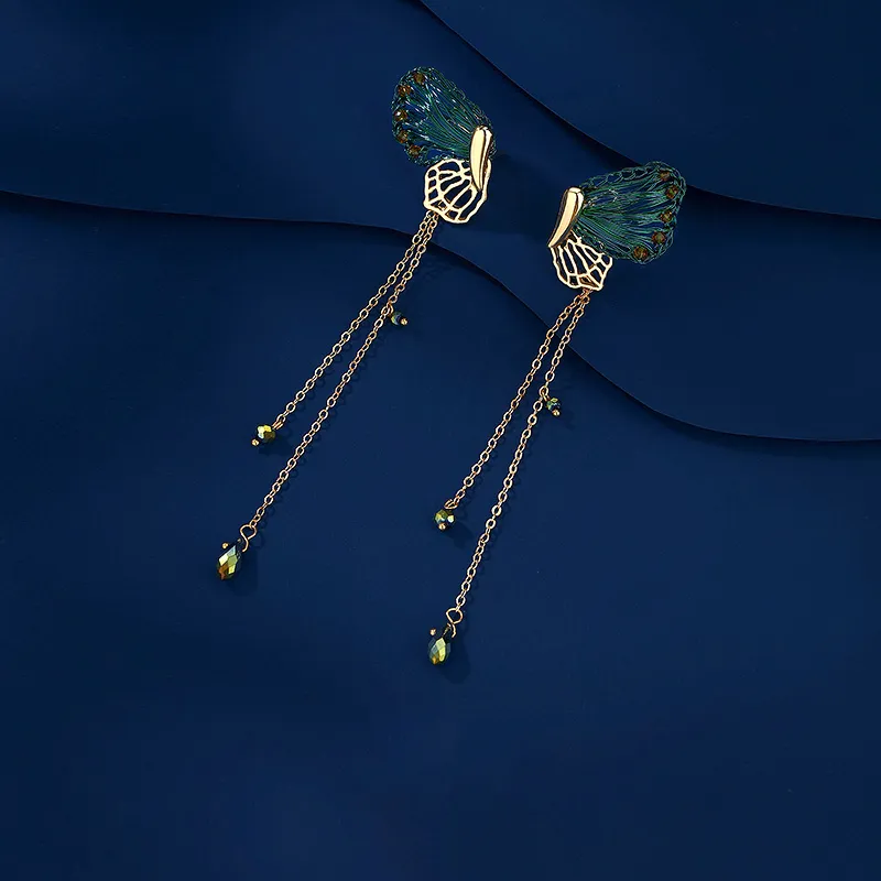 VIOLET S925 Silver Earrings Women's-2