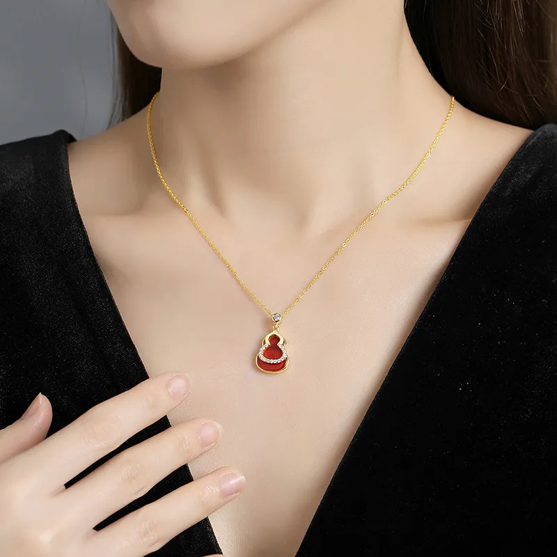VIOLET S925 Silver Necklaces Women's-1