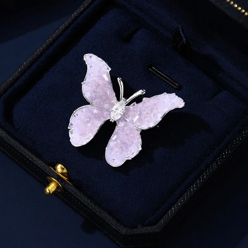VIOLET Copper Alloy Brooches Women's-3