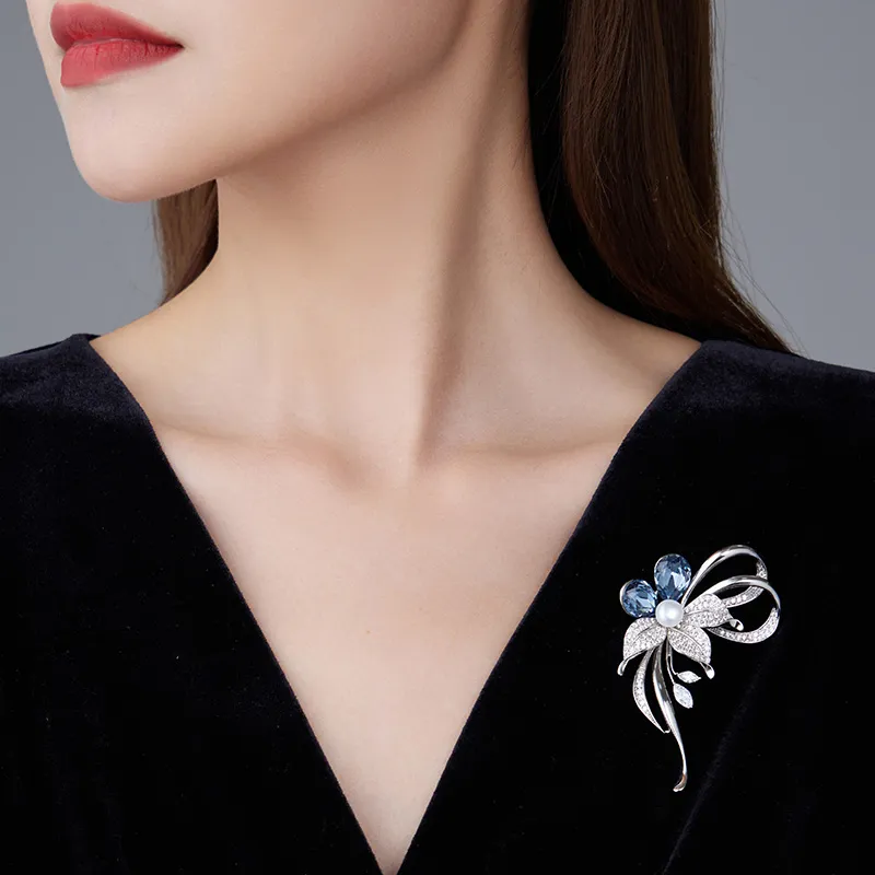 VIOLET Copper Alloy Brooches Women's-1