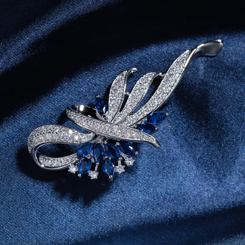VIOLET Alloy Brooches Women's Silver-3