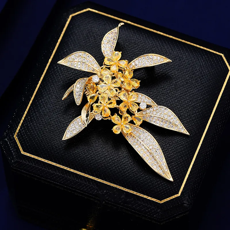 VIOLET Copper Alloy Brooches Women's-3