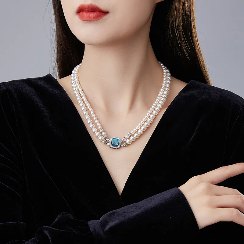 VIOLET Artificial Pearl Necklaces Women's-1