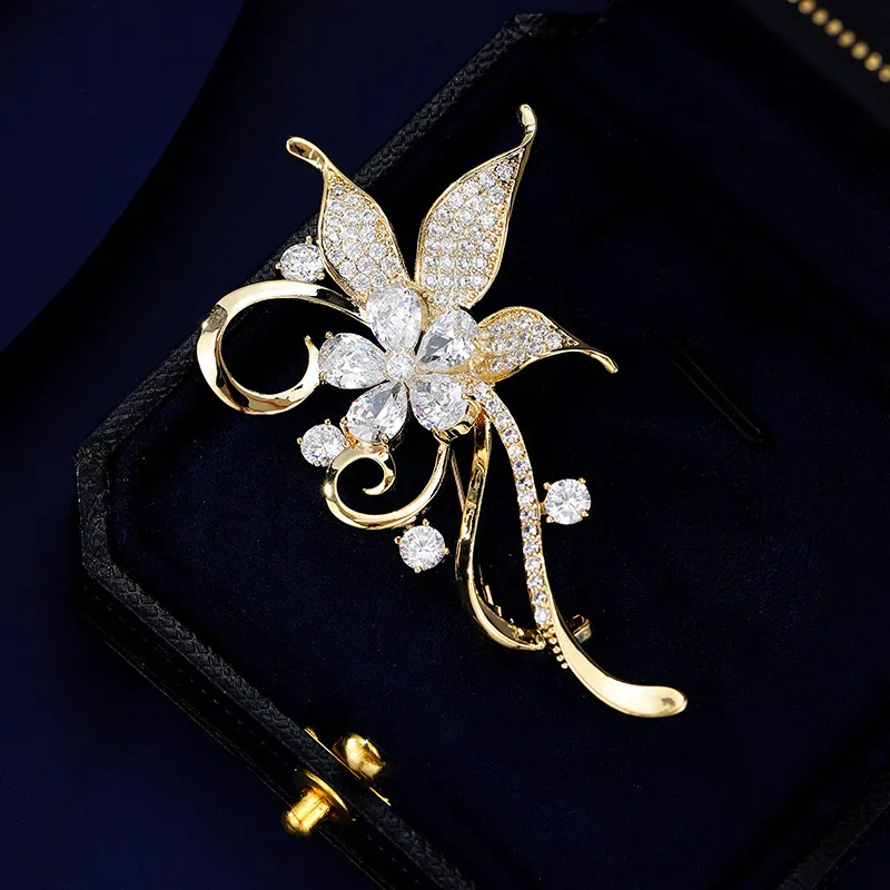 VIOLET Copper Alloy Brooches Women's-4
