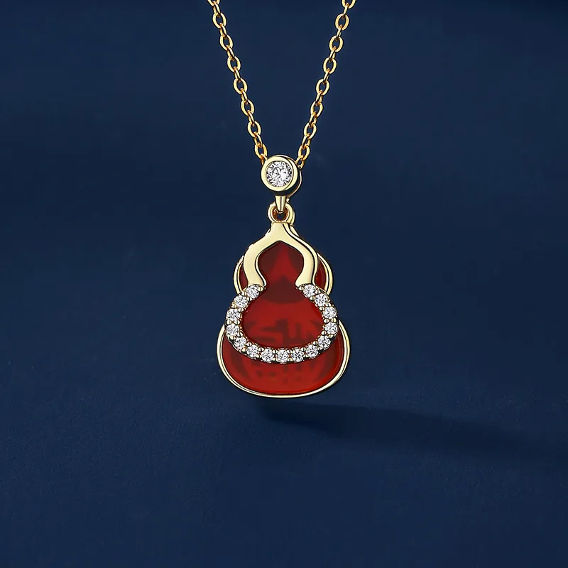 VIOLET S925 Silver Necklaces Women's-3