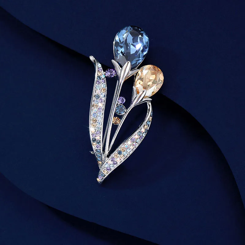 VIOLET Copper Alloy Brooches Women's-2
