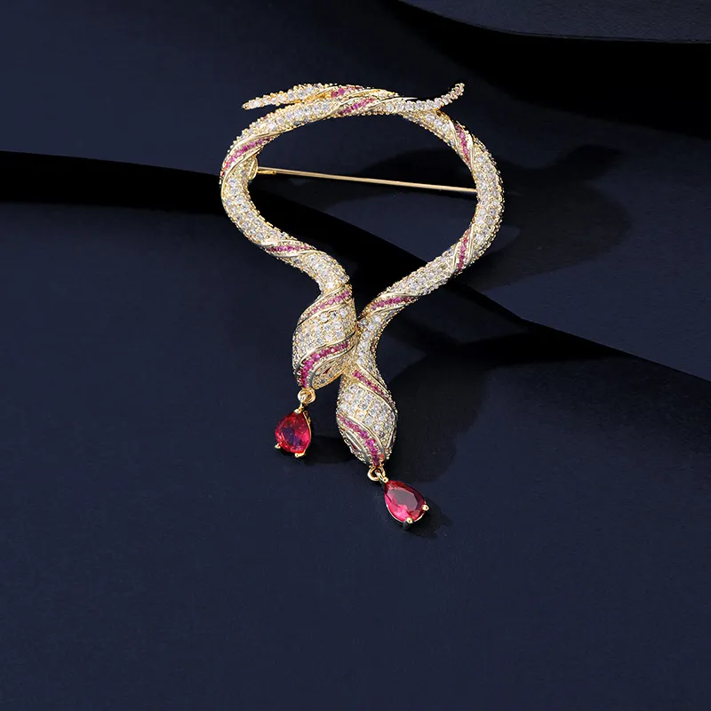 VIOLET Copper Alloy Brooches Unisex-2