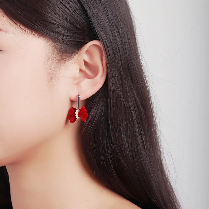 VIOLET Copper Alloy Earrings Women's-1