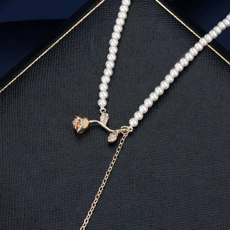 VIOLET Artificial Pearl Necklaces Women's-4