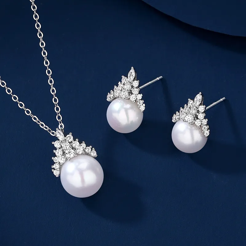 VIOLET Freshwater Pearl S925 Necklaces Women's-3