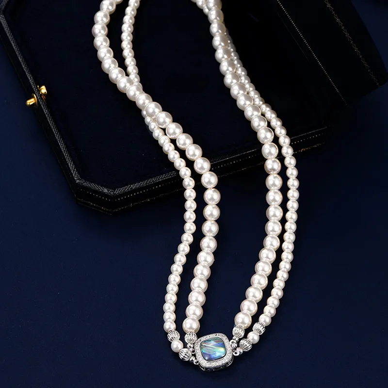 VIOLET Artificial Pearl Necklaces Women's-3