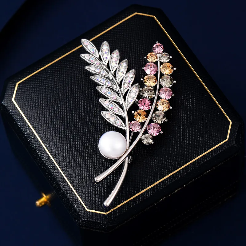 VIOLET Freshwater Pearl Brooches Women's-3