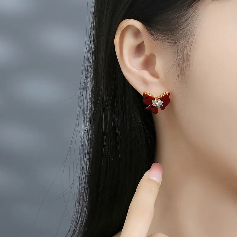 VIOLET Copper Alloy Earrings Women's-1