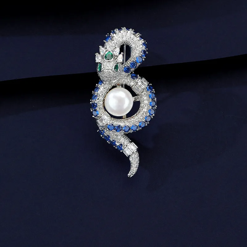 VIOLET Synthetic Cubic Zirconia Brooches Unisex-5