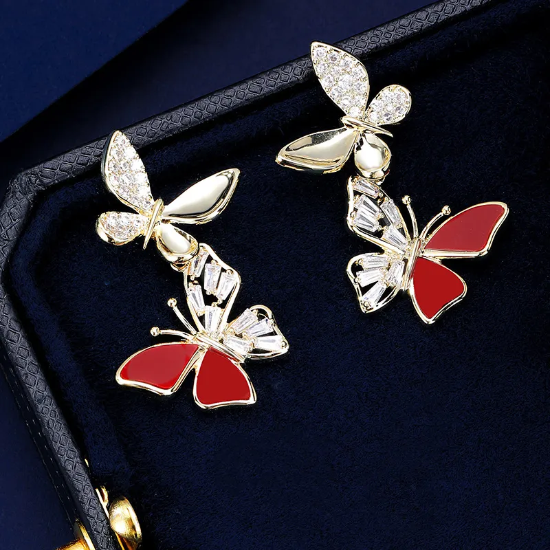 VIOLET Copper Alloy Earrings Women's-3