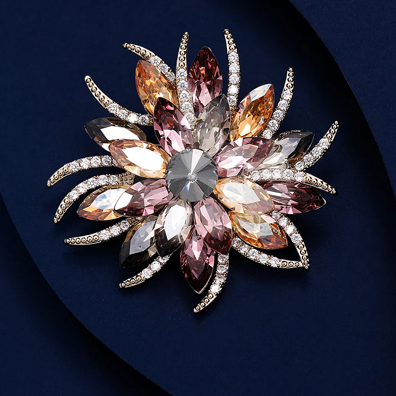 VIOLET Synthetic Cubic Zirconia Brooches Women's-2