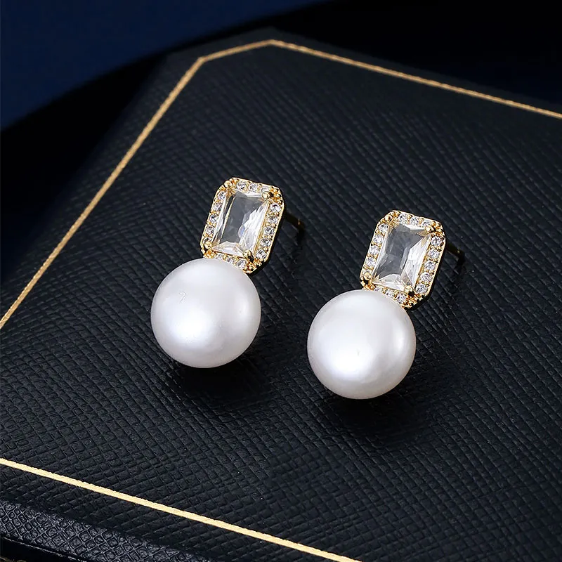 VIOLET S925 Silver Stud Earrings Women's-3