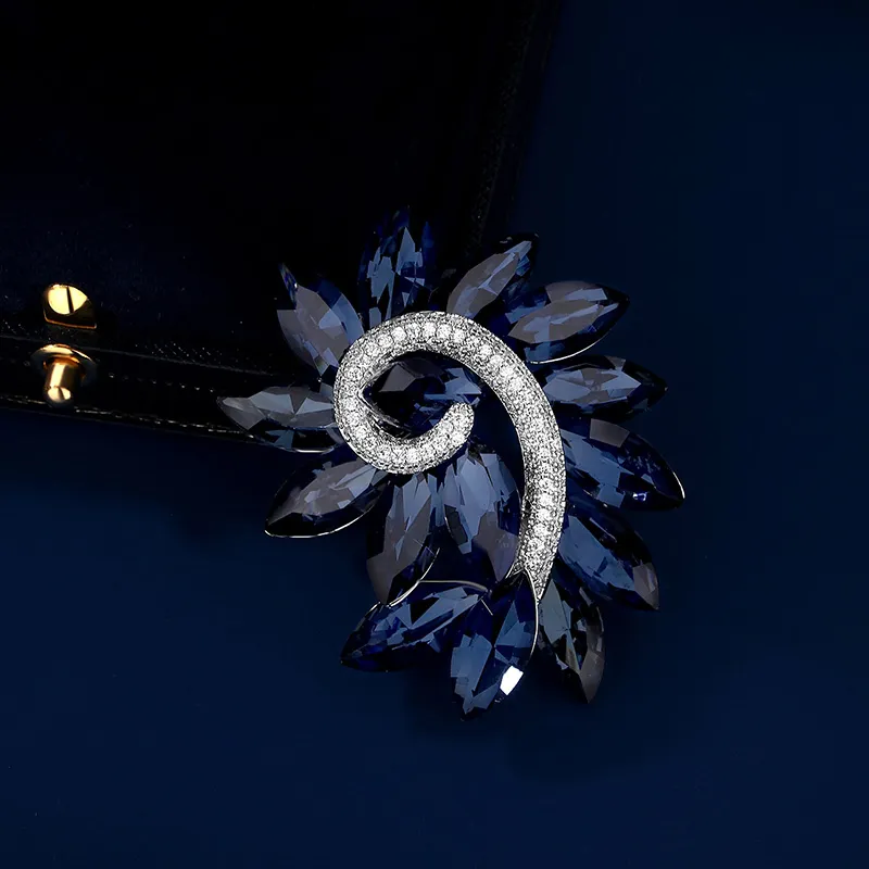 VIOLET Eco-Friendly Alloy Brooches Unisex-4