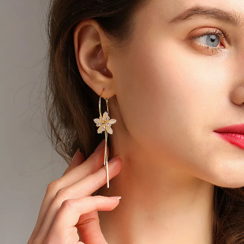 VIOLET S925 Silver Earrings Women's-1