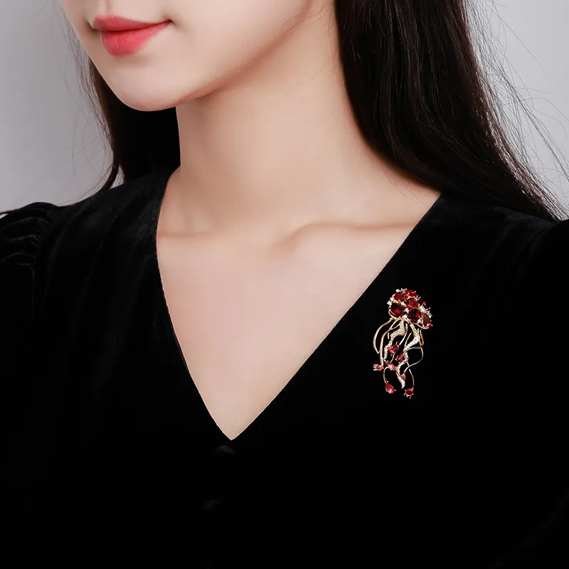 VIOLET Copper Alloy Brooches Women's-1