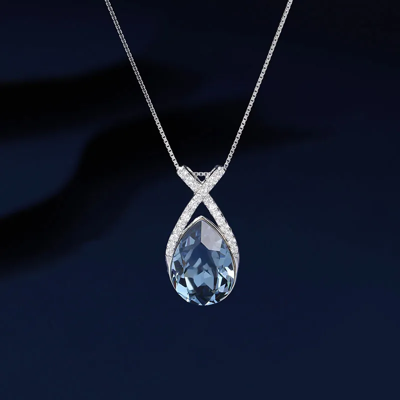 VIOLET S925 Silver Necklaces Women's-2