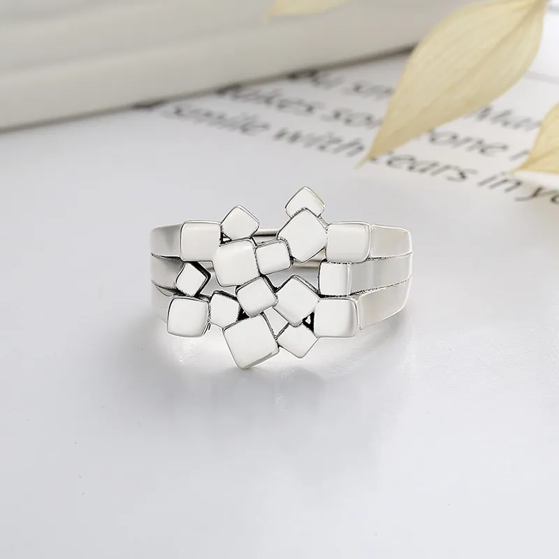 XIHUILIN S925 Silver Rings Women's-2